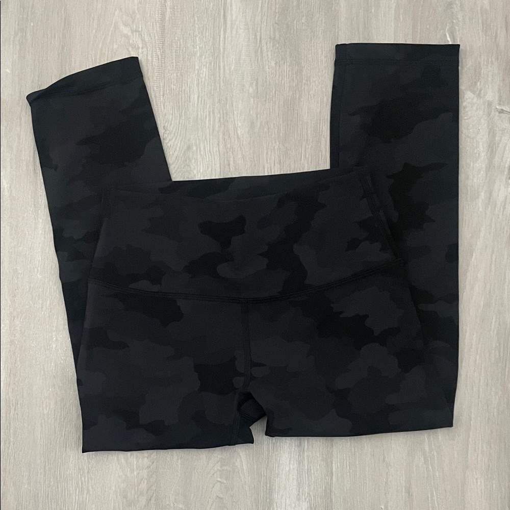 lululemon athletica Black Camo Leggings